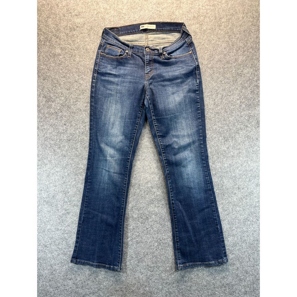 Levis Jeans‎ Women's 10 M 529 Curvy Bootcut Dark Blue Denim Pants Mid Rise